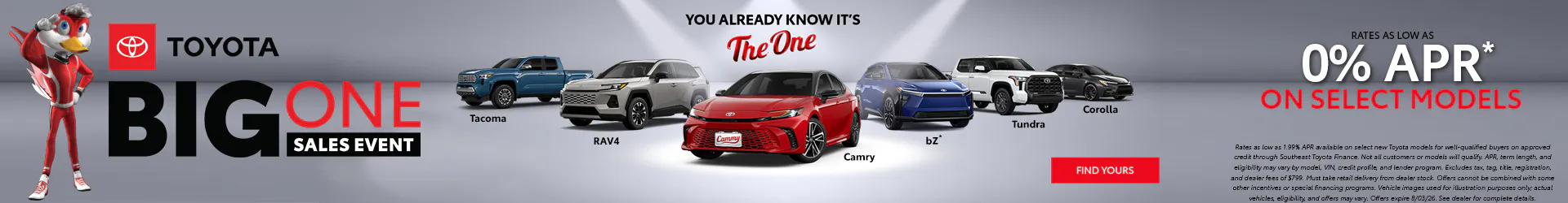 Monthly Sales Event | Valdosta Toyota