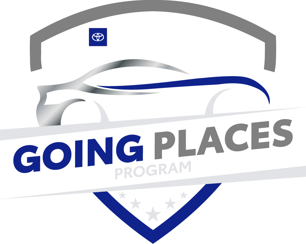 Going Places Program logo silver