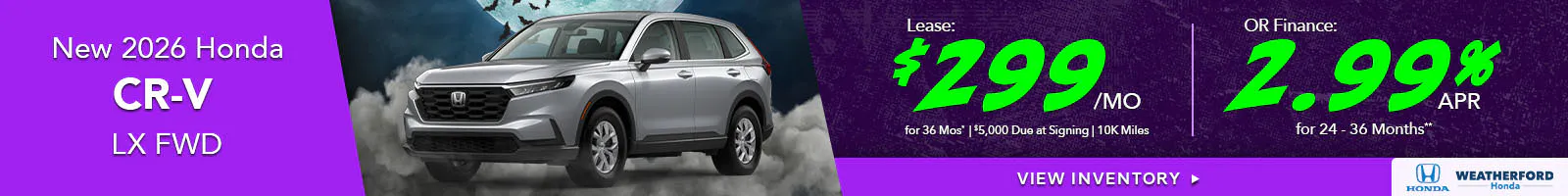 New 2026 Honda CR-V LX FWD
