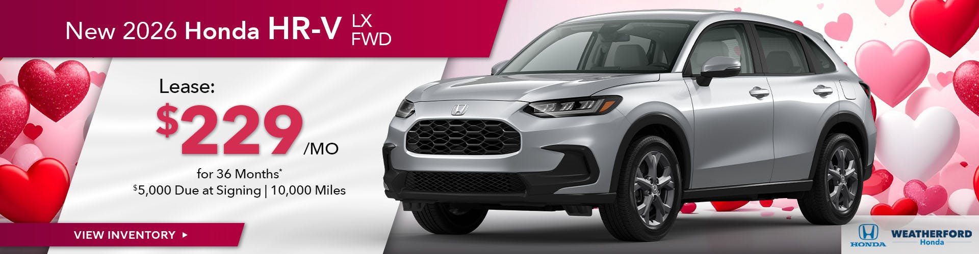 New 2026 Honda HR-V LX FWD