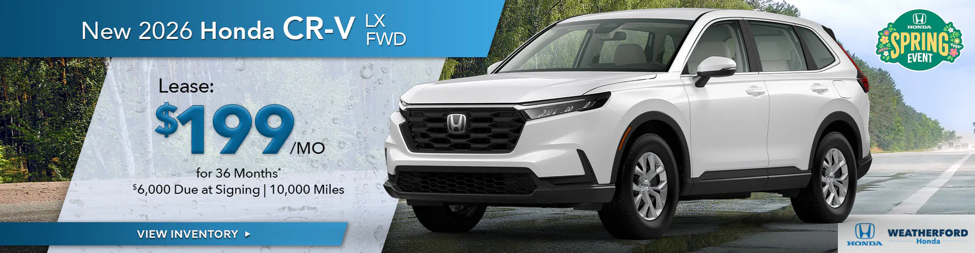 New 2026 Honda CR-V LX FWD