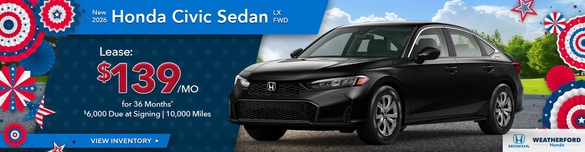 New 2026 Honda Civic Sedan LX FWD