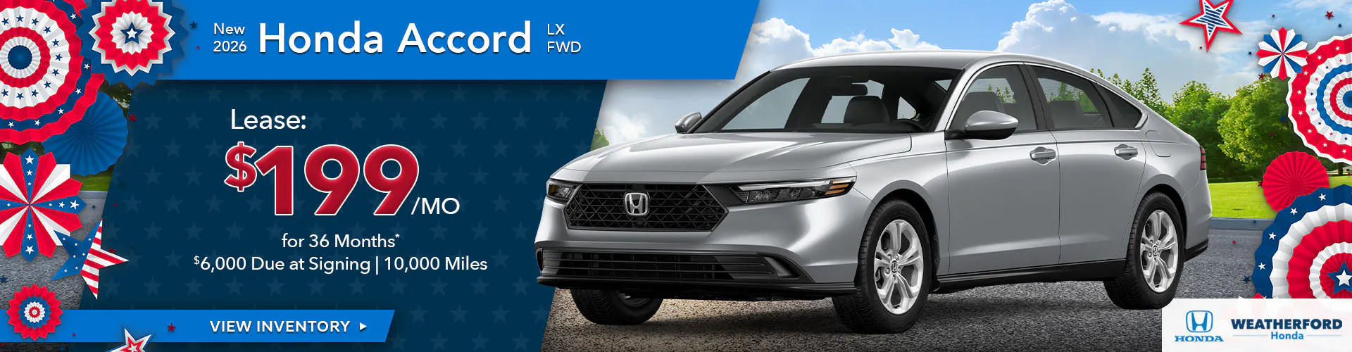 New 2026 Honda Accord LX FWD