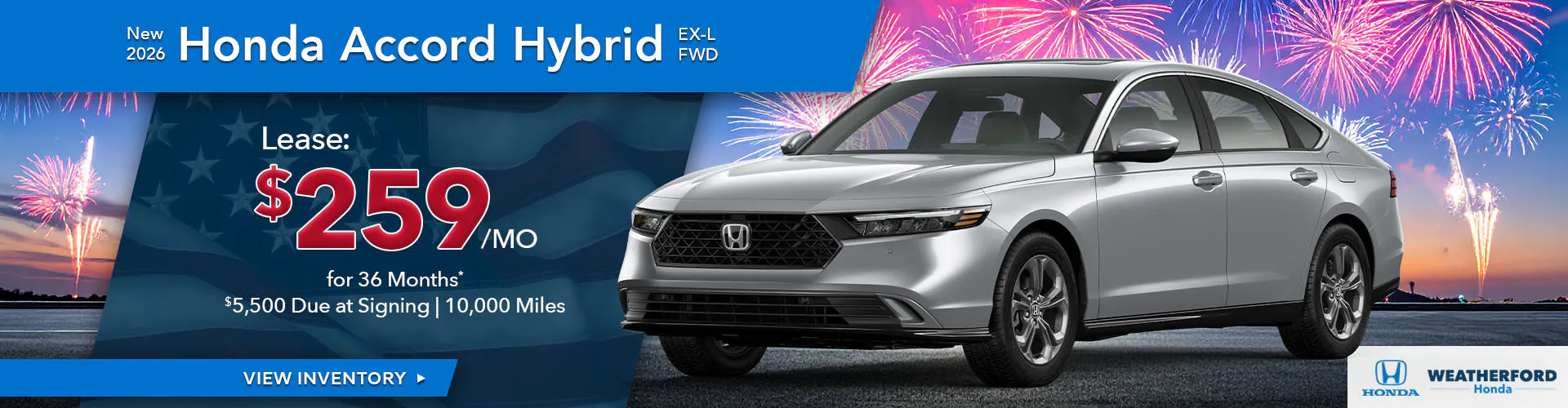 New 2026 Honda Accord Hybrid EX-L FWD