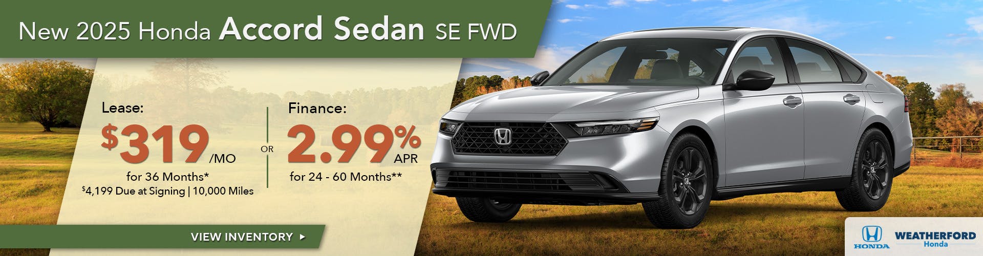 New 2025 Honda Accord Sedan SE FWD