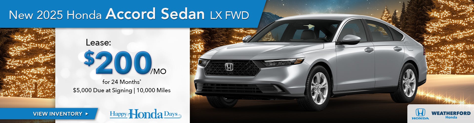 New 2025 Honda Accord Sedan LX FWD