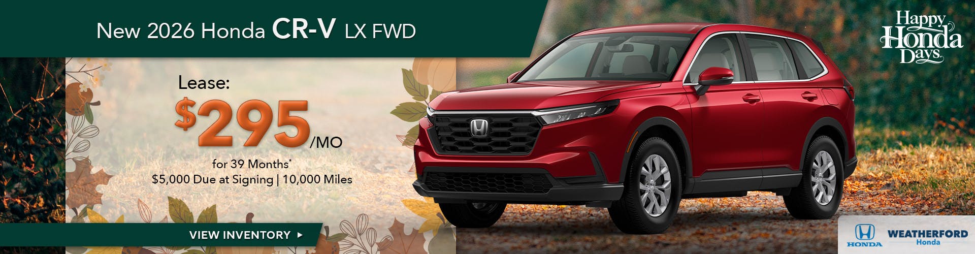 New 2026 Honda CR-V LX FWD