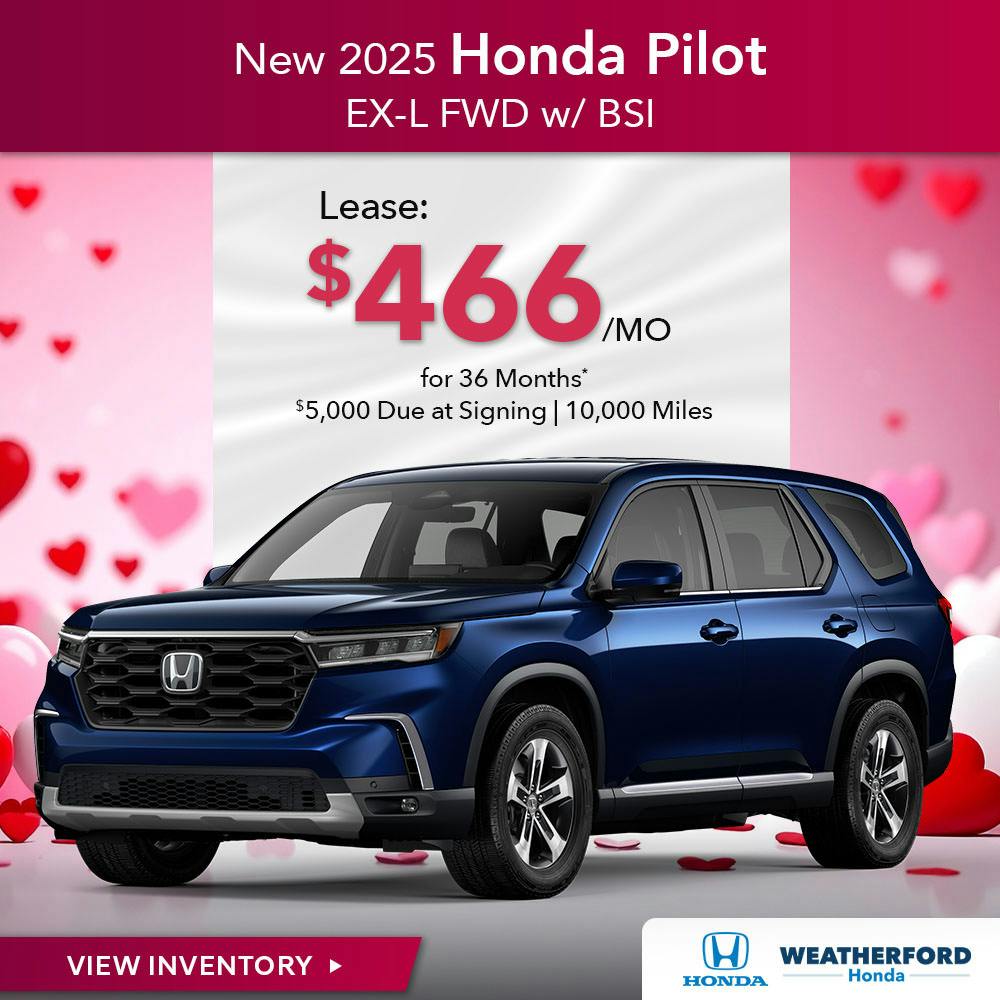 New 2025 Honda Pilot EX-L FWD w/ BSI