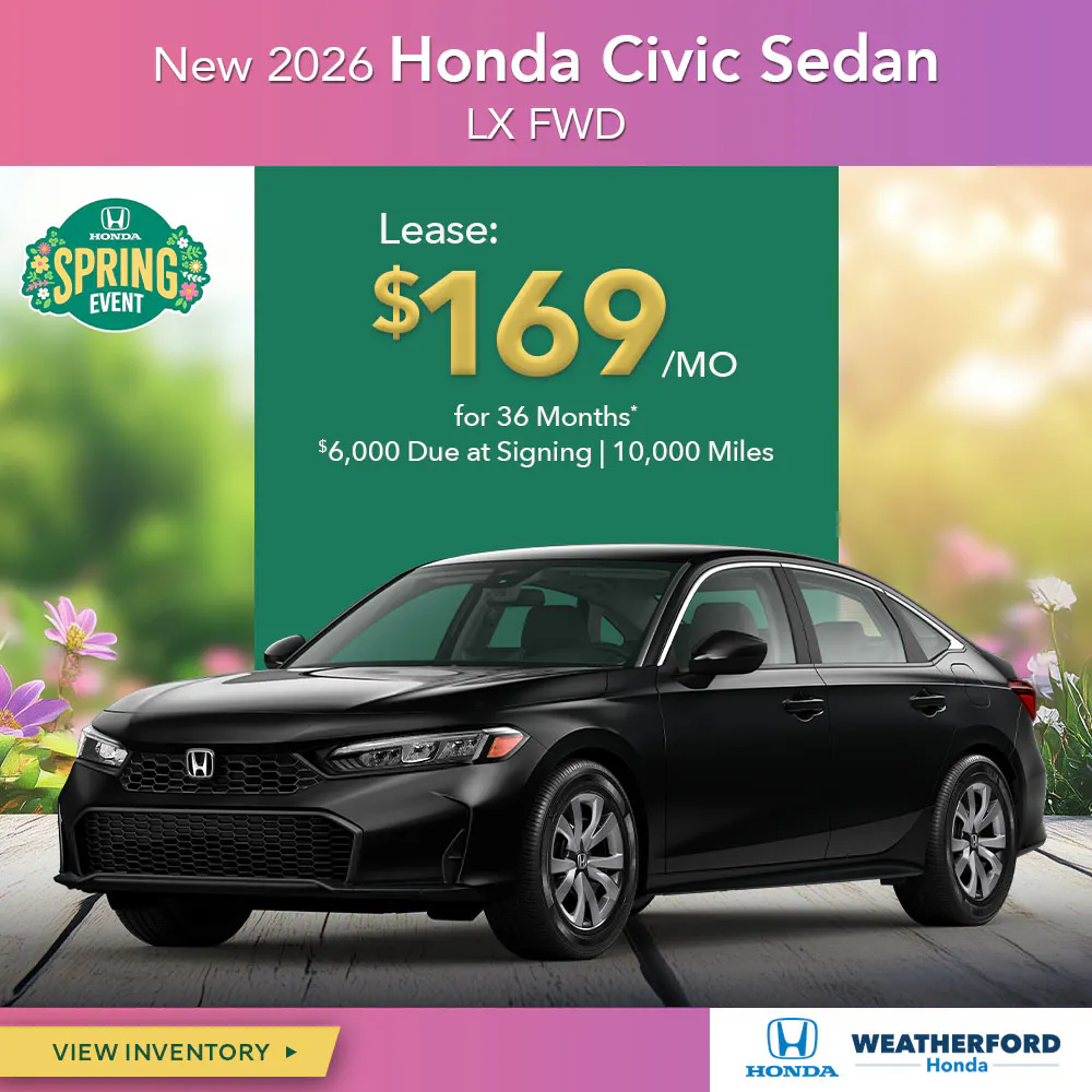New 2026 Honda Civic Sedan LX FWD
