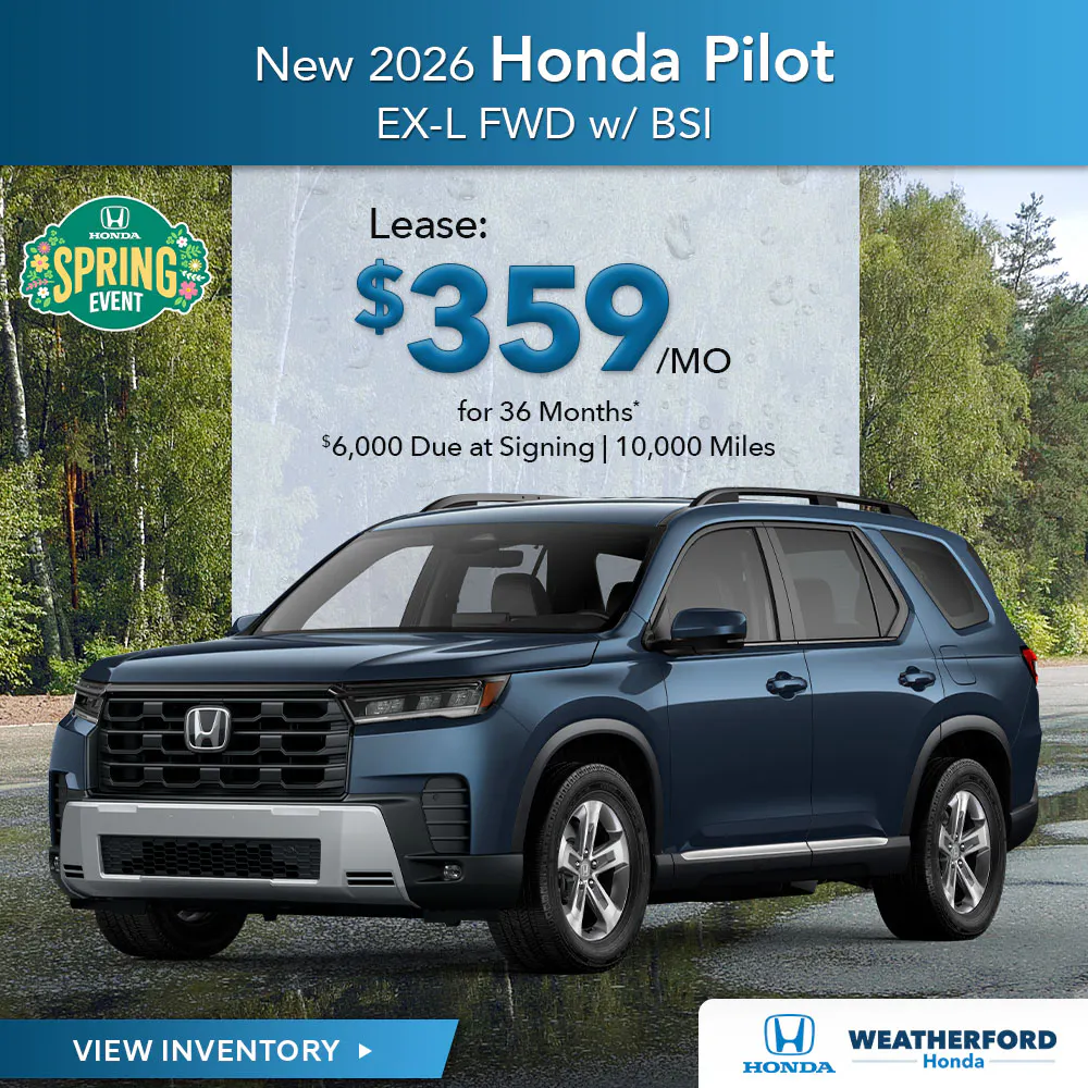 New 2026 Honda Pilot EX-L FWD w/ BSI