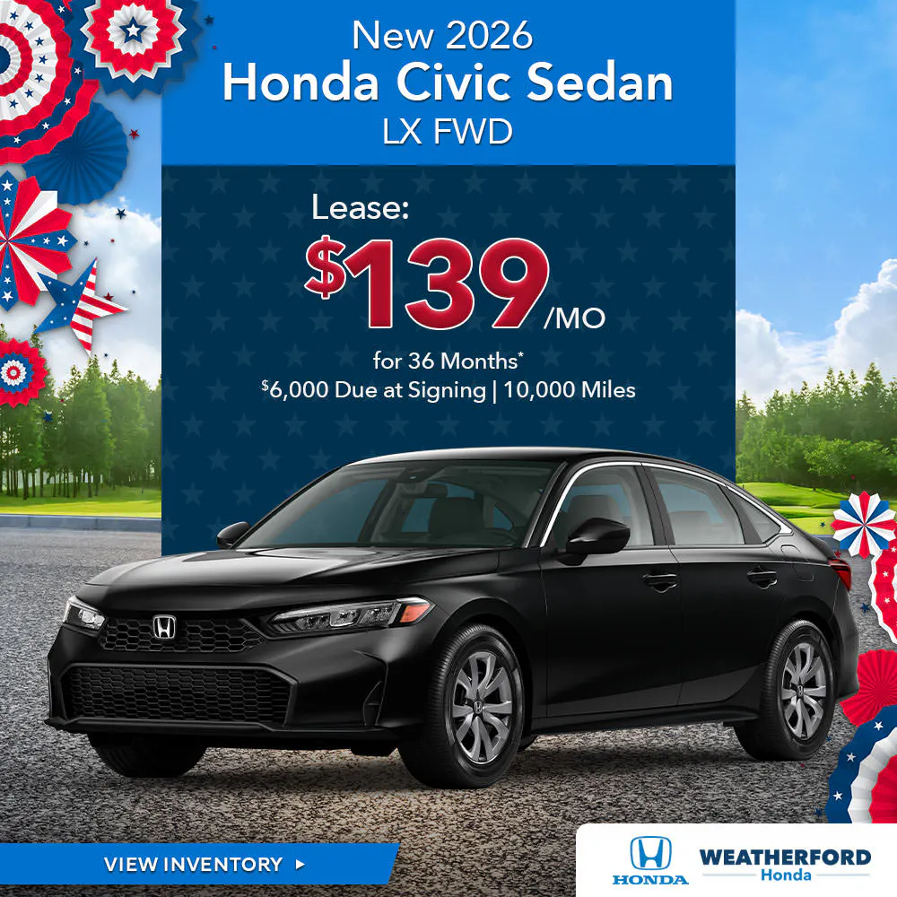 New 2026 Honda Civic Sedan LX FWD