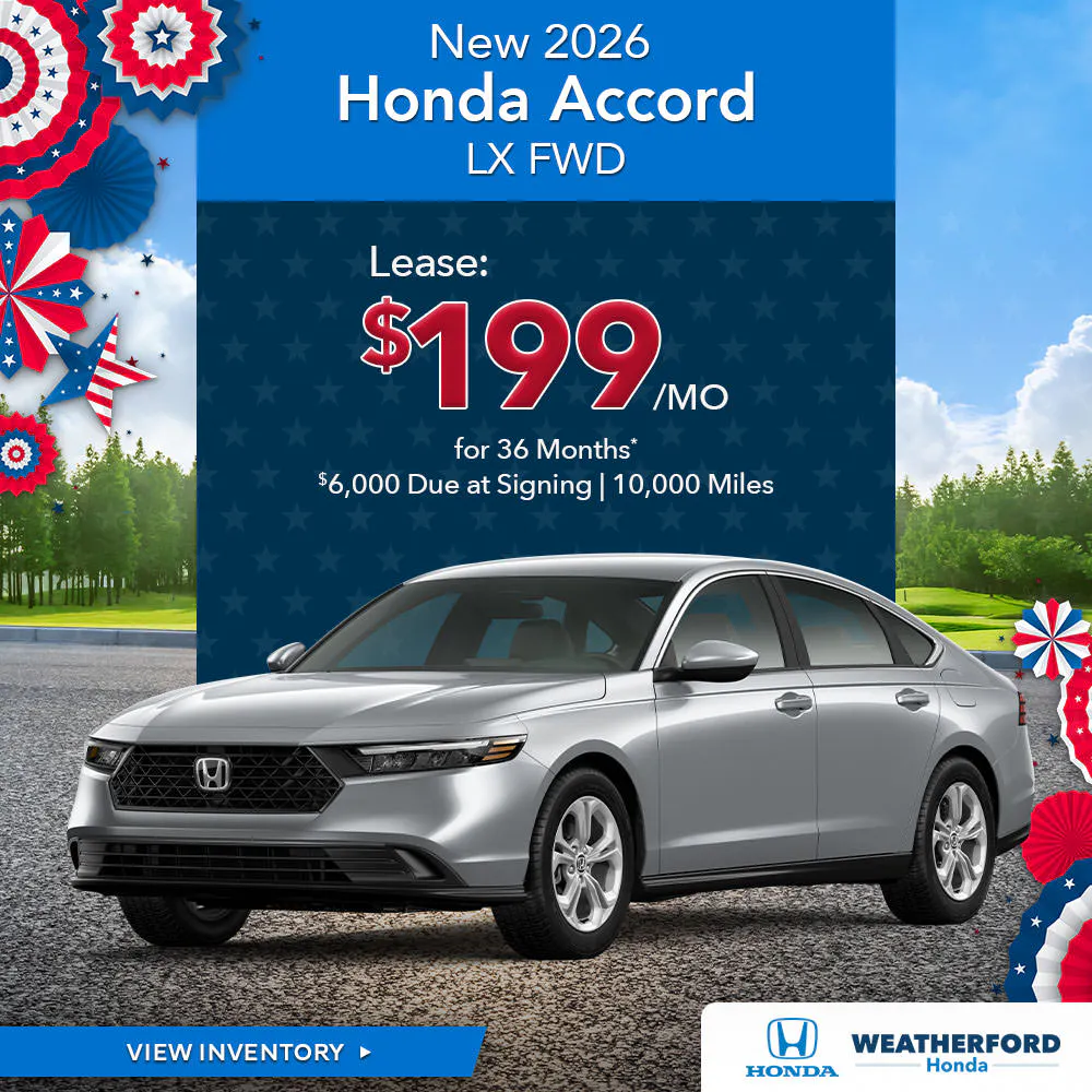 New 2026 Honda Accord LX FWD