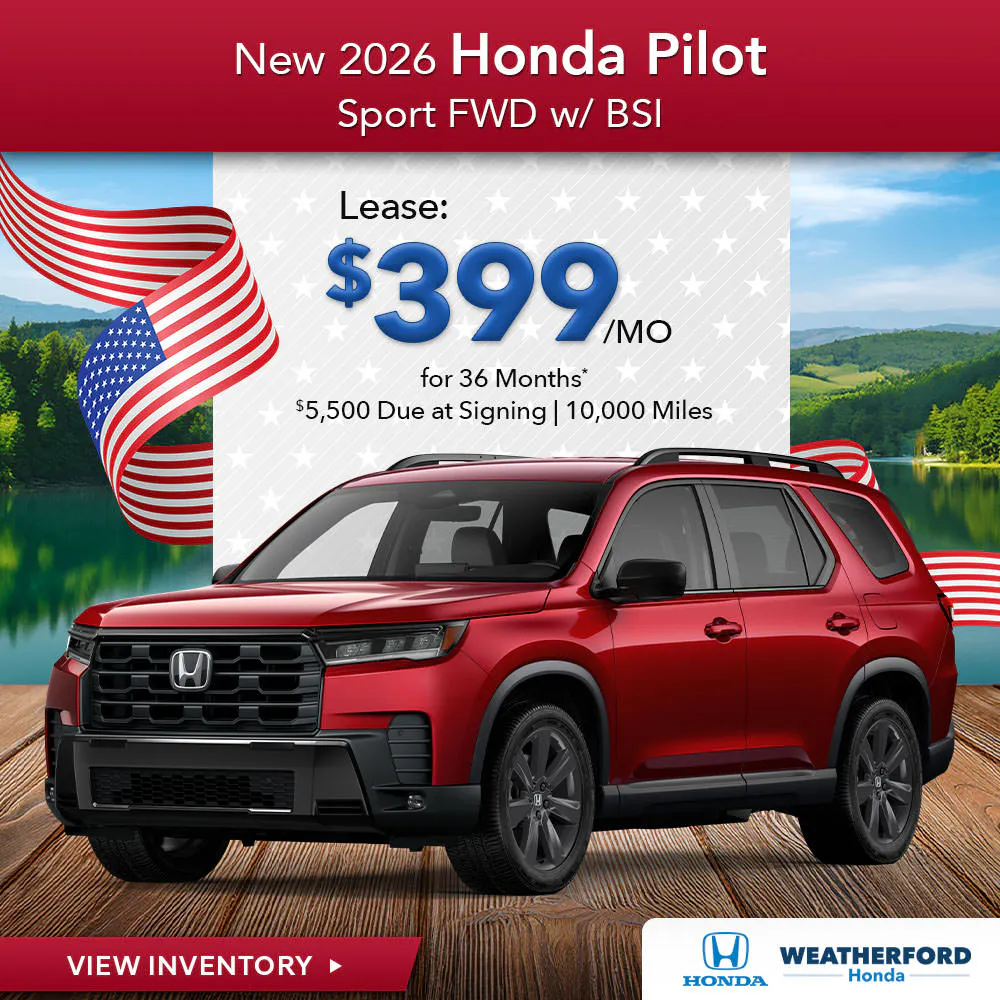 New 2026 Honda Pilot Sport FWD w/ BSI