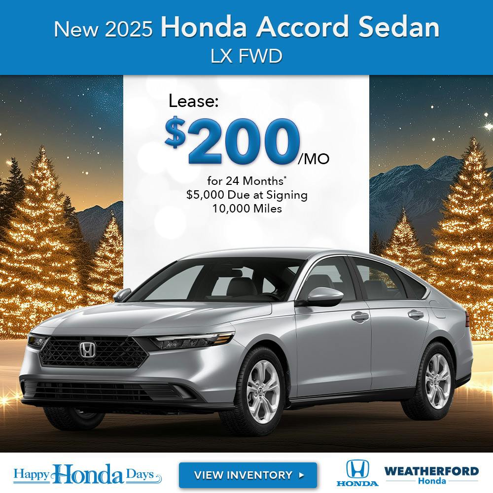 New 2025 Honda Accord Sedan LX FWD