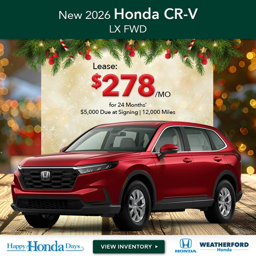 New 2026 Honda CR-V LX FWD