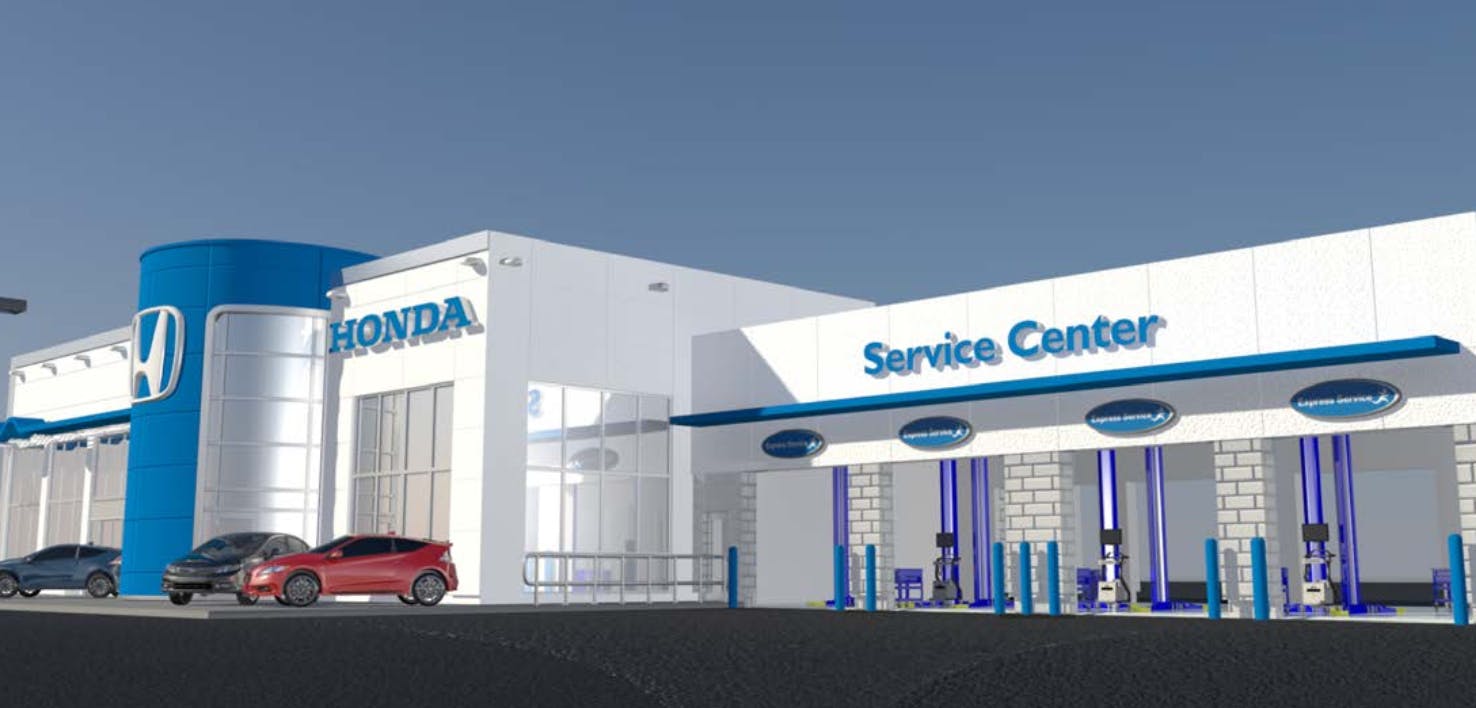 honda service front center Honda Dealership
