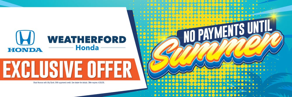 No Payments until Summer