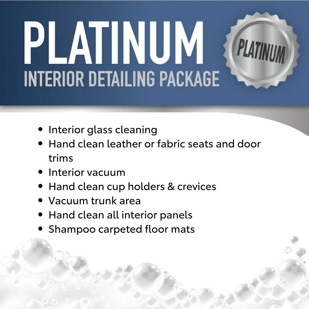 5-Platinum Interior Detailing Package | Wellesley Toyota