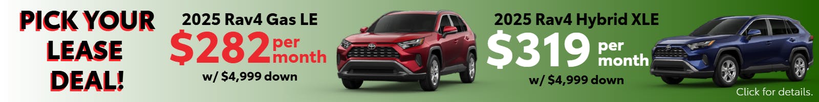 November Rav4 Offer