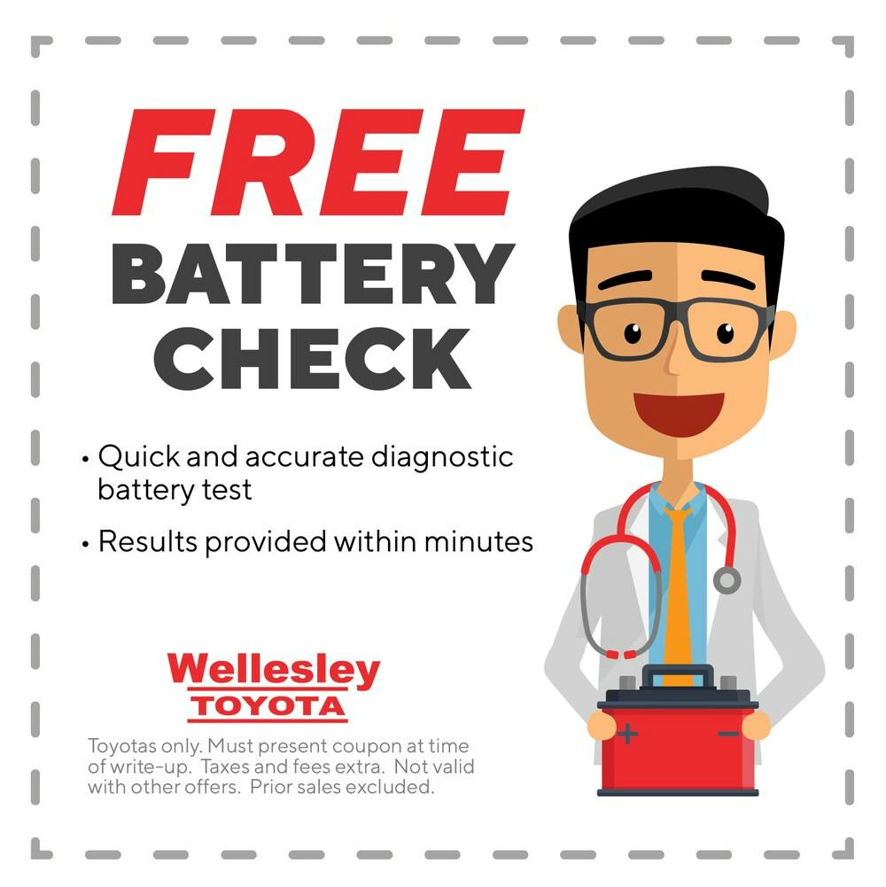 Free Battery Check | Wellesley Toyota