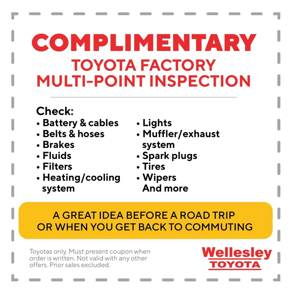 Complimentary Inspection | Wellesley Toyota