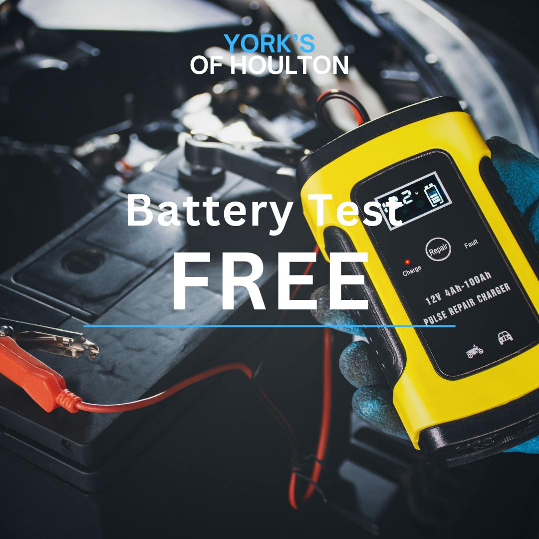 Have your battery tested at no charge. * | York's of Houlton